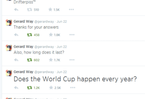 Printscreened from the Twitter.