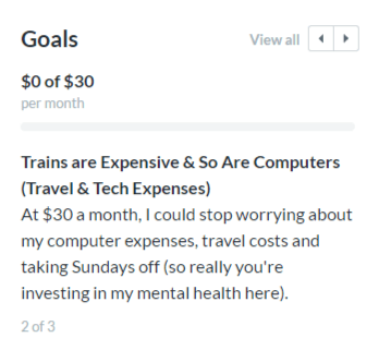 Francesca's Patreon Goal 2