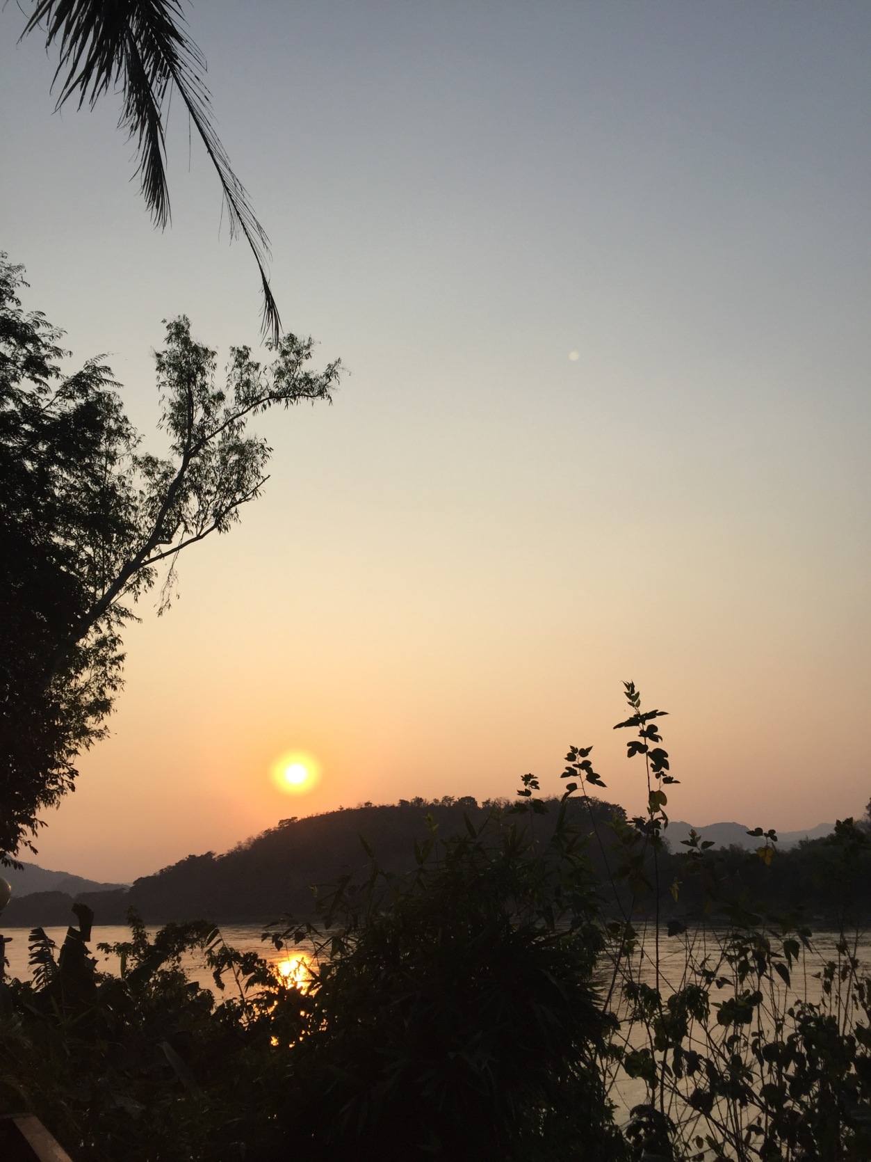 Sunset Over Mekong River, Luang Prabang, Laos