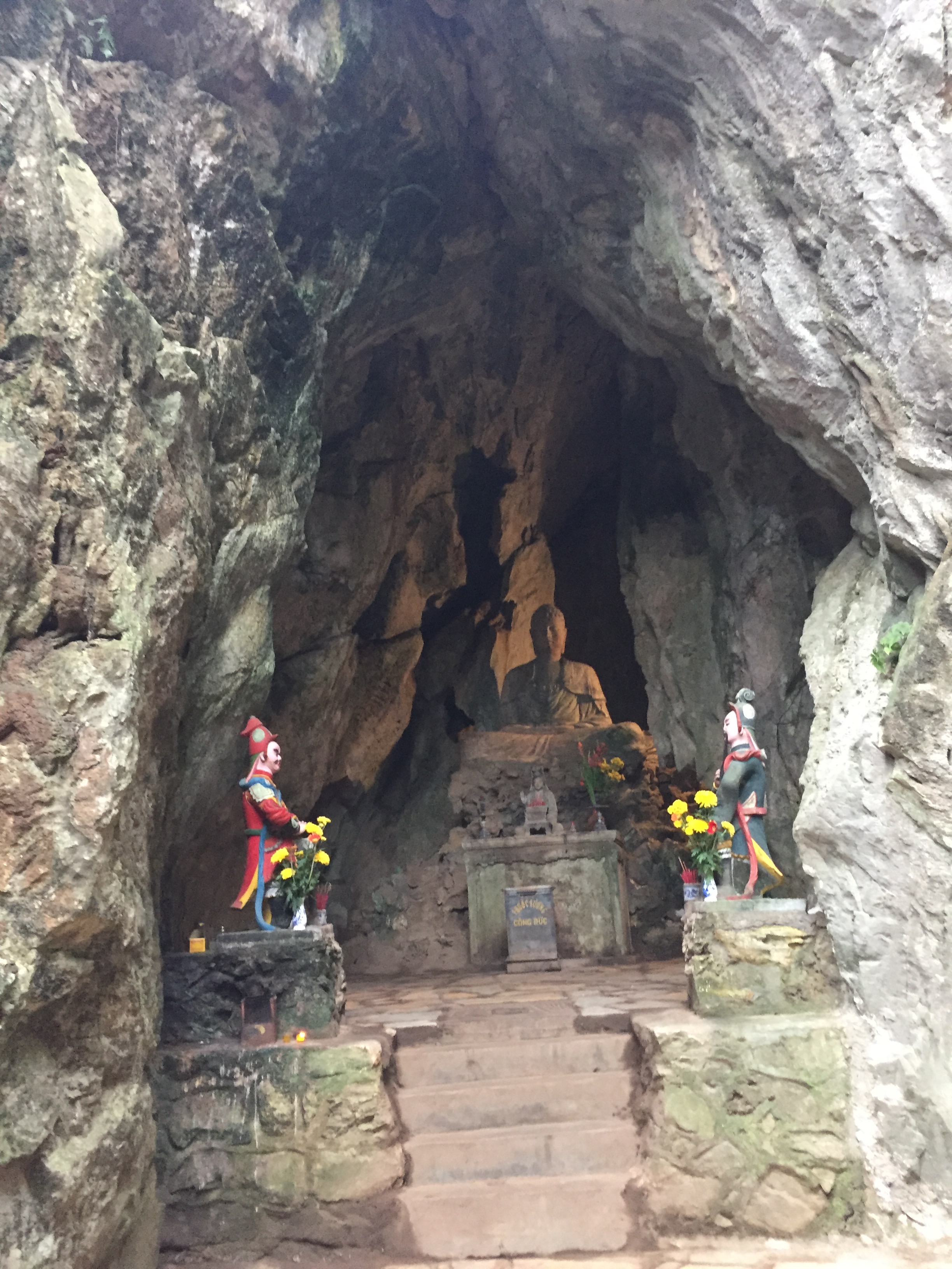 entrance to a cave, Marble Mountains, Hue, Vietnam