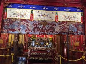 Inside of tomb Hue Vietnam