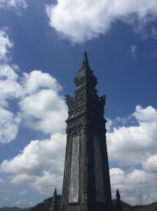 part of Khai Dinh's tomb in Hue