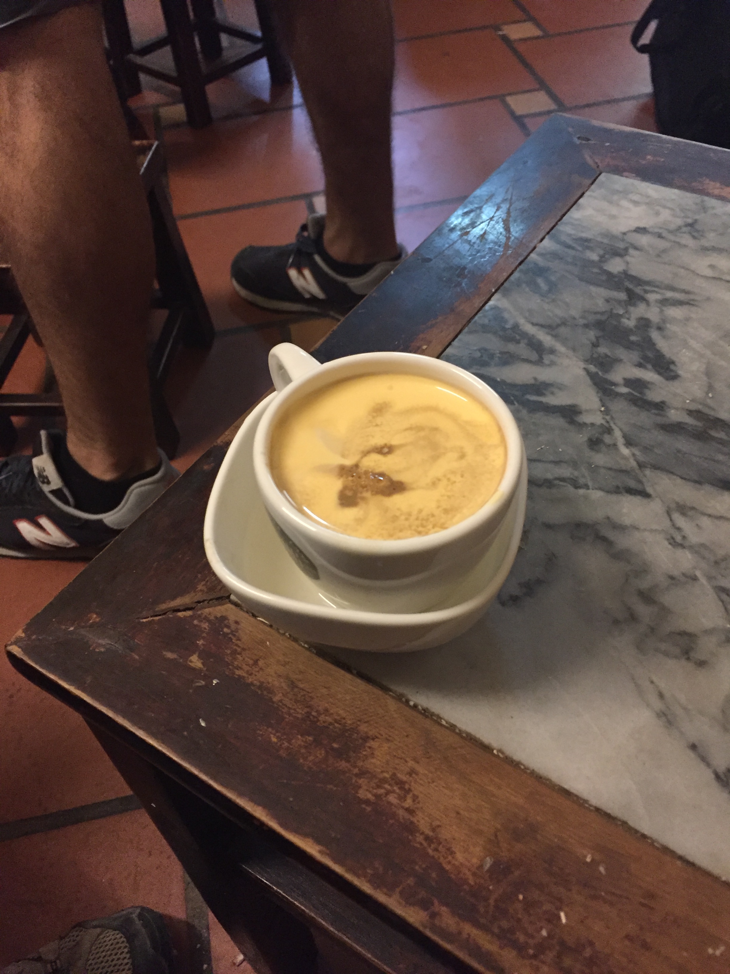 egg coffee in Giang Cafe, Hanoi, Vietnam