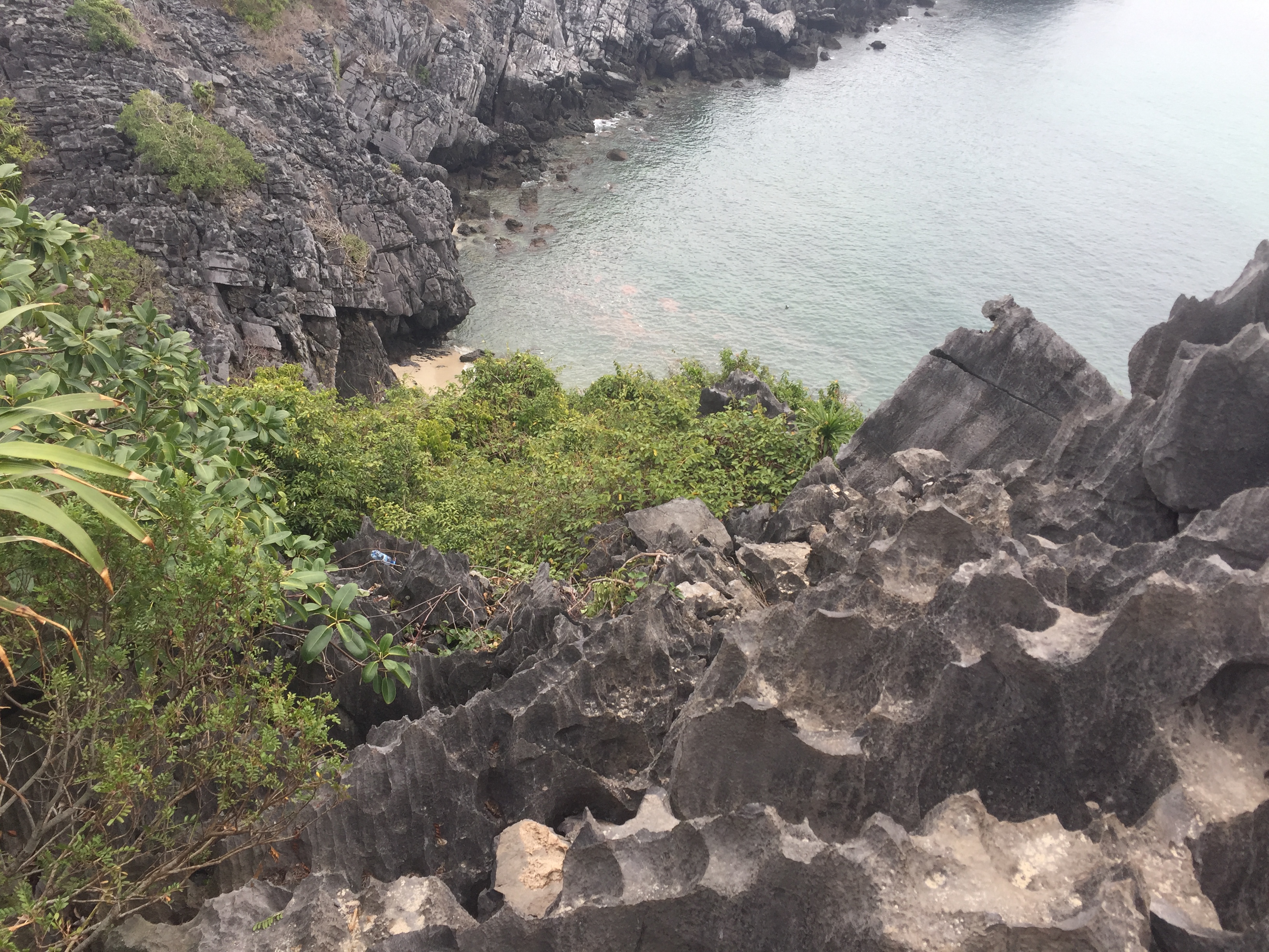 Ha Long Bay island mountain