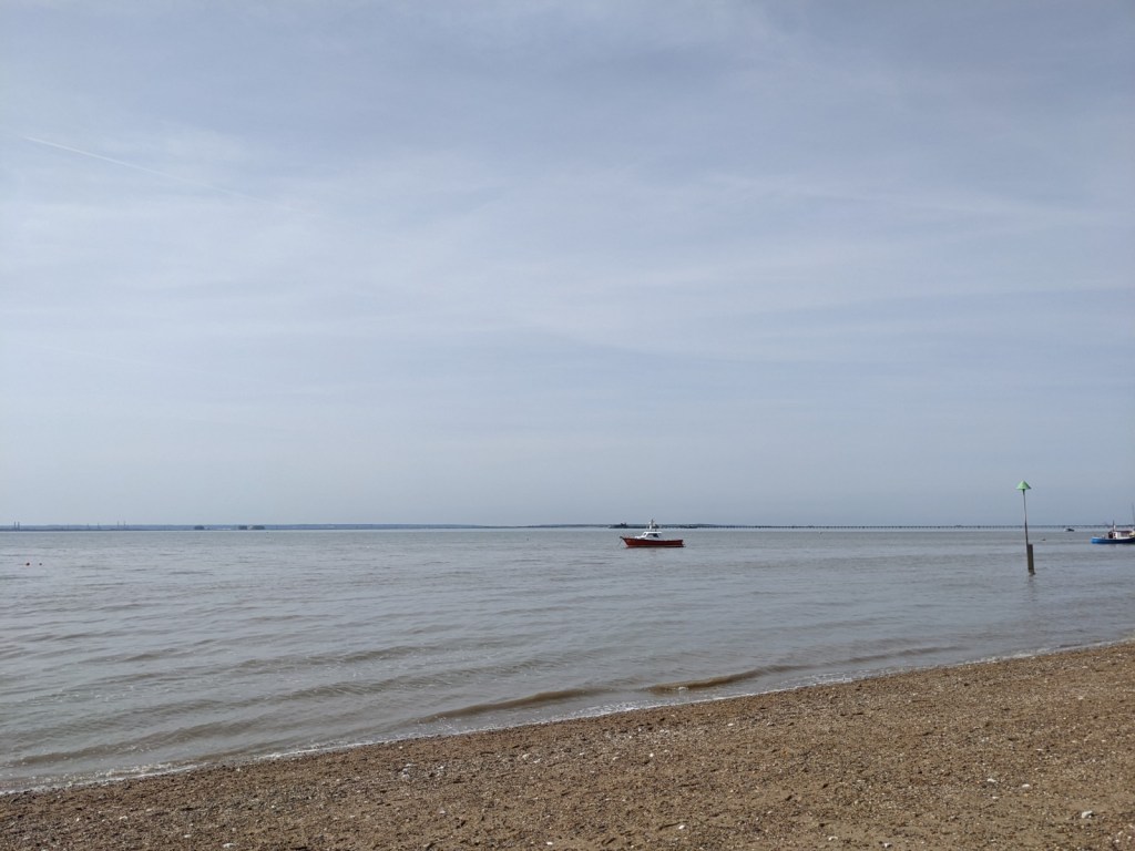 boat at Southend beach